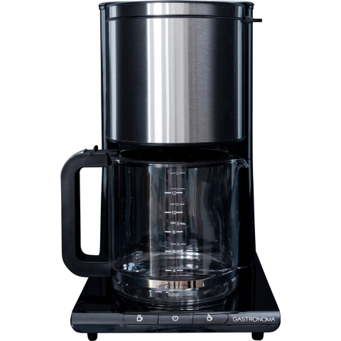 Gastronoma 18100003 - Koffiezetapparaat 1.5L, zwart/roestvrij staal