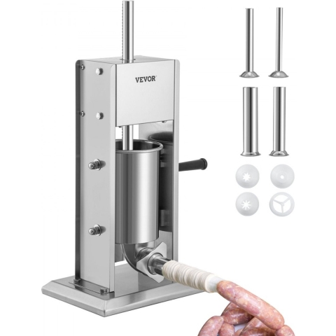 Dakta® worstvuller worstmachine worstvulmachine 3 L handslinger handmatig