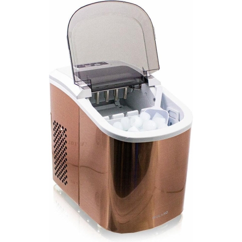 Edelstalen ijsblokjesmachine - 120 Watt - Brons