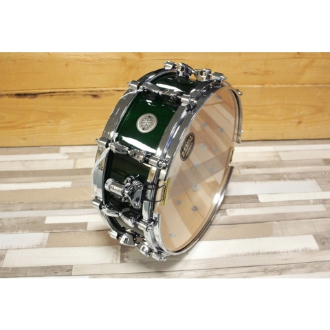 Tama PFM145-EFM Limited Edition Starphonic 14x5 snaredrum, Emerald Figured Maple - Snaredrum