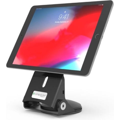 MACLOCKS Compulocks Universal POS Kiosk Secured Tablet Stand Hand Held Grip and Dock - Stand - voor tablet - vergrendelbaar - zwart - desktop