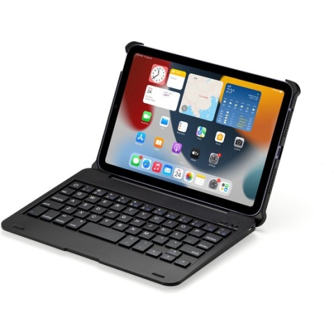 Case2go - Bluetooth Toetsenbord Tablet Hoes geschikt voor Apple iPad Mini 6 2021 - QWERTY - 8.3 inch - Zwart