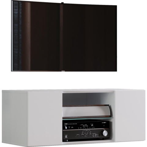 VCM Houten TV Wandkast Hangend Lowboard TV Kabinet Hangend Wandkast Tafel Jusa Houten TV Wandkast Hangend Lowboard TV Kabinet Hangend Wandkast Tafel Jusa