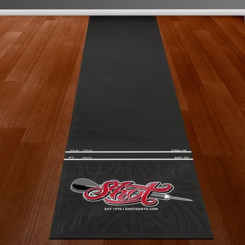 Shot Rubber Dart Mat 300x62 cm