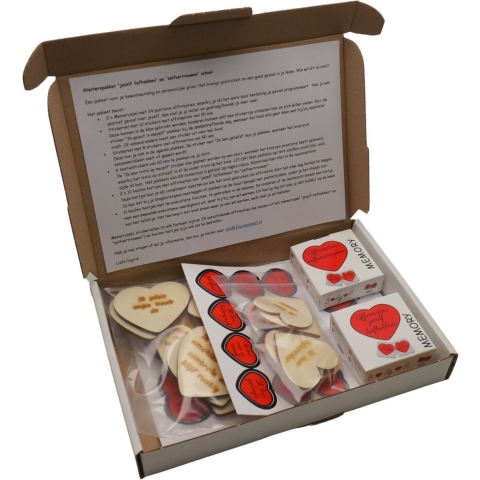 Joy in my Heart - Starter set affirmaties - 'jezelf liefhebben' en 'zelfvertrouwen' voor op school