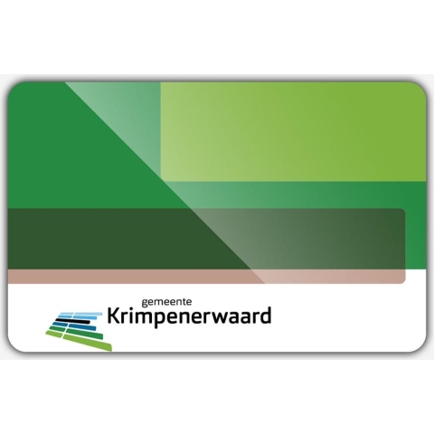 Vlag gemeente Krimpenerwaard - 200 x 300 cm - Polyester