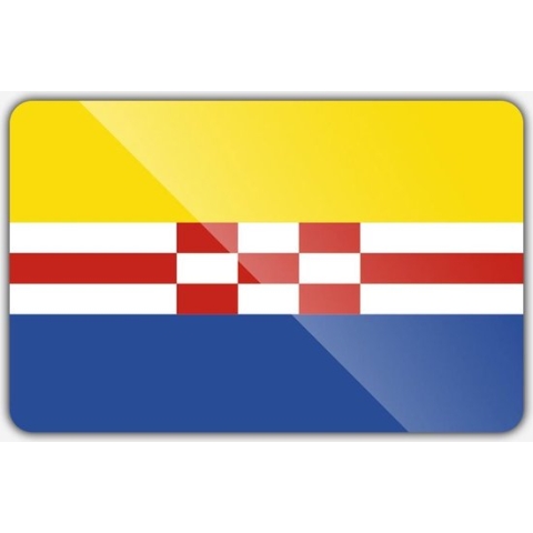 Vlag gemeente Zwartewaterland - 150 x 225 cm - Polyester