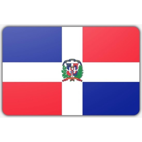 Vlag Dominicaanse Republiek - 150x225cm - Polyester