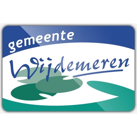 Vlag gemeente Wijdemeren - 150 x 225 cm - Polyester