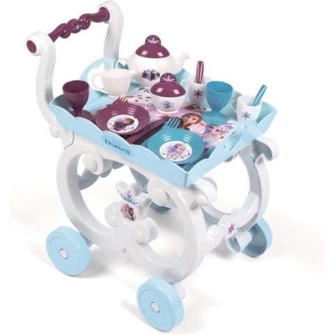 Smoby Frozen II Trolley met bestek en dienblad