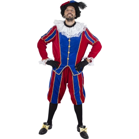 Sinterklaas | Pietenpak luxe piet | Maat 56-58 | Verkleedkleding