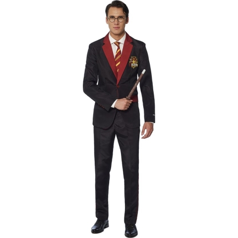 Suitmeister Harry Potter Gryffindor™ - Mannen Kostuum - Tovenaar Kostuum - Gekleurd - Maat L