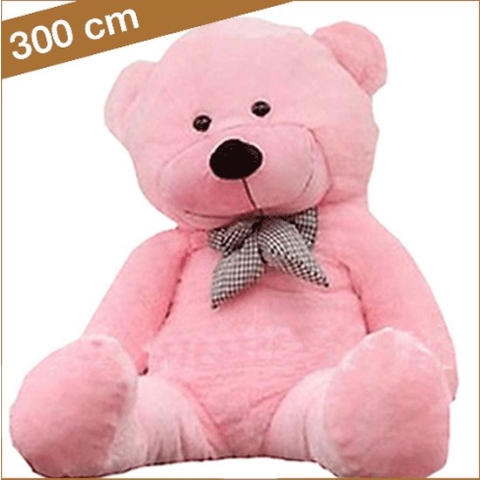 Grote rose knuffelbeer van 3 meter. Wat een grote knuffelbeer (rose). Zo leuk om mee te knuffelen.