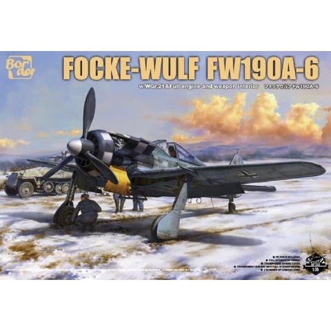 1:35 Border Model BF003 Focke-Wulf Fw 190A-6 w/Wgr. 21 & Full engine and weapons interior Plastic Modelbouwpakket