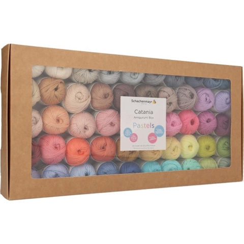 Catania Amigurumi Box 50 x 20 gram -  Pastels