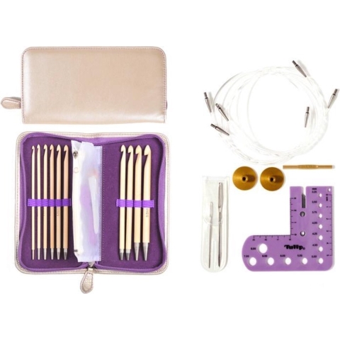 Tulip CarryT Tunische haaknaalden set bamboe.