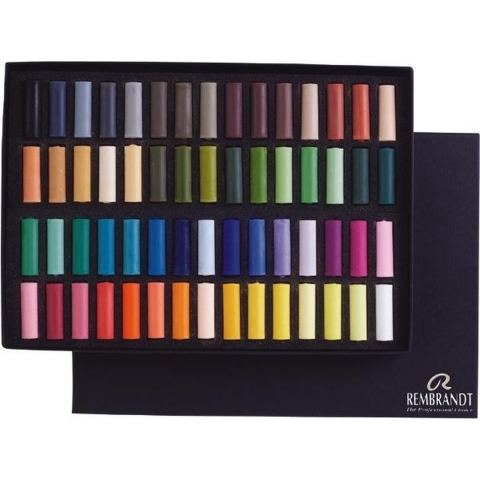 Soft pastel set half 60 kleuren softpastels pastelkrijt