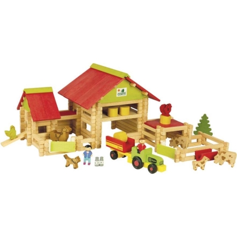 Playset Jeujura Large farm (220 Onderdelen)