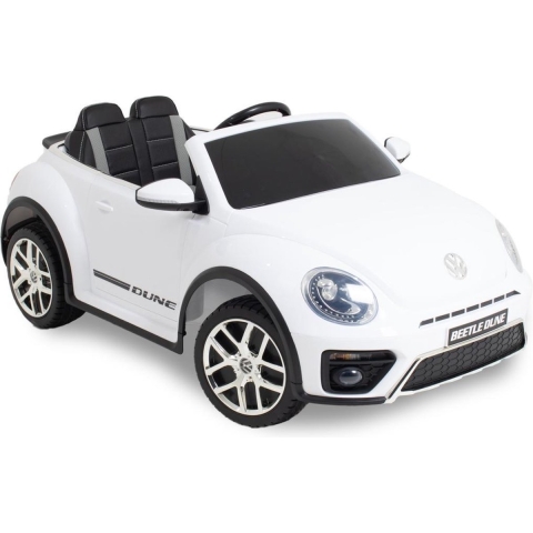 VW Dune Beetle Kinderauto – 12V – 35cm Zit Hoogte – 1-3 Jaar – Afstandsbediening – Wit