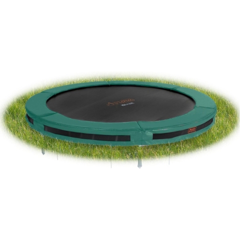 Avyna Trampoline Beschermrand Heavy Duty - Universeel - Inground - ø 380 cm (12ft) - Groen