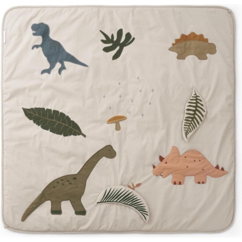 Speelkleed Glenn Activity Blanket Dark Sandy Mix | Liewood