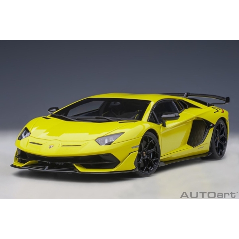 AUTOart 1/18 Lamborghini Aventador SVJ, Giallo Tenerife