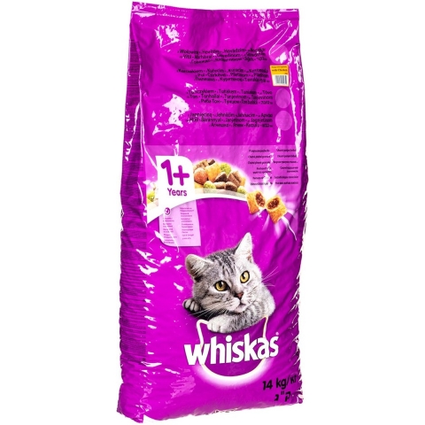 ‎Whiskas 325628 droogvoer voor kat Volwassene Kip 14 kg