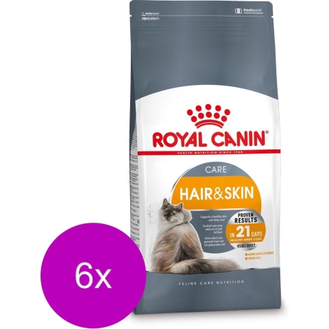 Royal Canin Fcn Hair & Skin Care - Kattenvoer - 6 x 2 kg