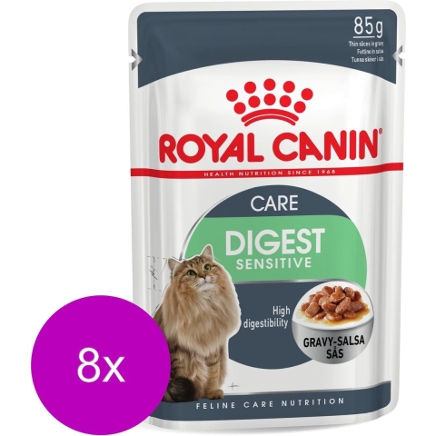 Royal Canin Fhn Digest Sensitive In Gravy - Kattenvoer - 8 x 12x85 g