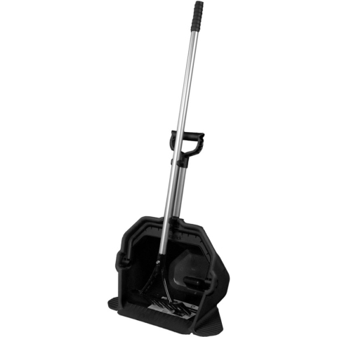 V-plast Mestboy Quick Pick compleet – Mestschep - Poepschep – Grote capaciteit 15 Liter – Lichtgewicht – Polycarbonaat - Zwart