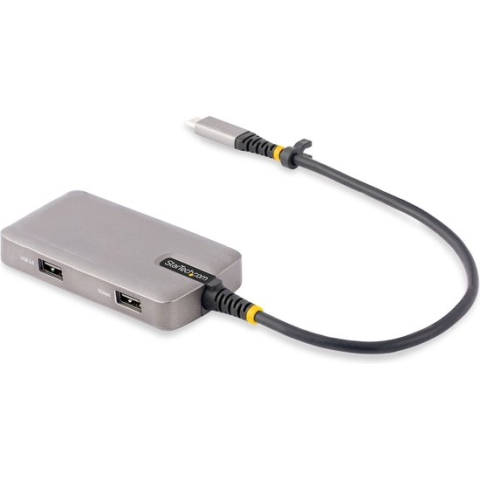 Dockstation Startech 104B-USBC-MULTIPORT Grey 4K Ultra HD Black/Silver