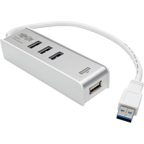 Tripp-Lite U360-003-KM 3-Port Portable USB 3.0 SuperSpeed Hub with Keyboard/Mouse Sharing and File Transfer TrippLite