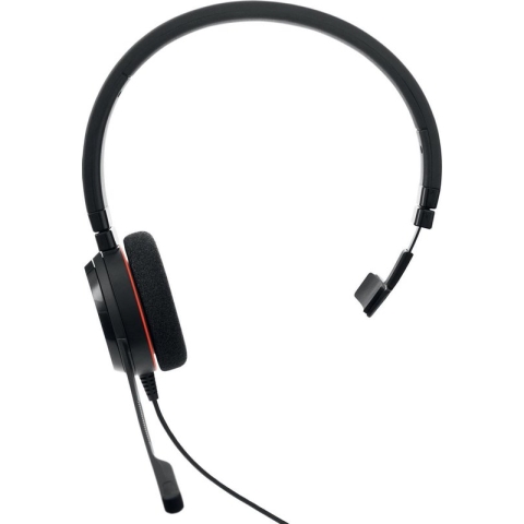 Jabra Evolve 20 USB-C MS Mono Headset Bedraad Hoofdband Kantoor/callcenter USB Type-C Zwart