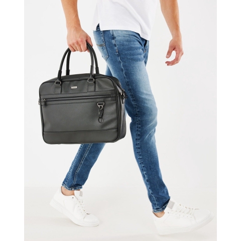 Mexx Laptop Bag Mannen - Zwart - Maat One Size
