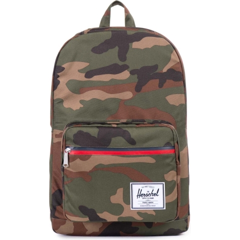 Pop Quiz - Woodland Camo/Multi Zip / Rugzak - schooltas - laptoptas / 15" fleece laptopvak - meerdere extra vakken - 22L opbergruimte / Beperkte Levenslange Garantie / Camouflageprint