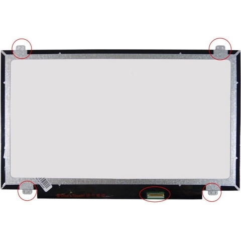 Laptop LCD scherm 14,0" HSD140PHW2 (mat)