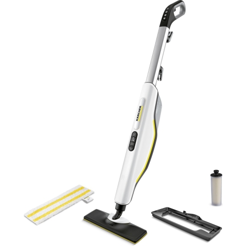 Kärcher SC 3 Upright stoomreiniger - Inclusief vloerdoek EasyFix - Opwarmtijd: 30 sec. - Ontkalkingspatroon - 1.600 W - Gebruiksoppervlakte: 60 m² - Reservoir 0,5 l
