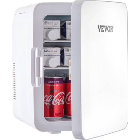 Amaïra Shop - VEVOR - Minibar - Minibar Koelkast - Kleine Koelkast 10L Capaciteit - Mini Koelkast Barmodel - Wit