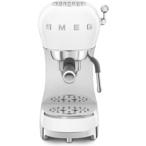 SMEG ECF02WHEU - Handmatige espressomachine - Wit - Stoompijp