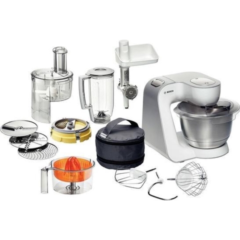 Bosch MUM5 - MUM54251 - Keukenmachine - 900W - 3,9L - Wit/Zilver