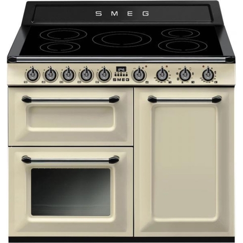 Smeg CUISINIARE TR103IP2 Range-fornuis Inductiekookplaat zones Crème A