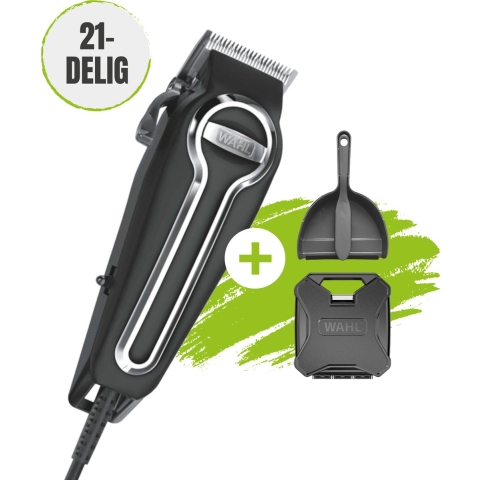 Tondeuse Wahl Elite Pro + Schoonmaakset - Dé Krachtigste Tondeuse - 15% Meer Vermogen - 40% Sneller Scheren door Zelfslijpende Messen - Haartrimmer Mannen - Tondeuse Mannen - Trimmer Mannen - Trimmer Baard - Trimmer Wahl - Tondeuses