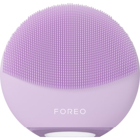 FOREO LUNA 4 mini smart 2-zone gezichtsreinigingsborstel voor alle huidtypen, Lavender
