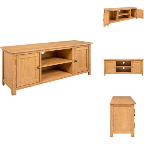 vidaXL TV-kast Rustiek Eikenhout - 110 x 35 x 44 cm - Kast