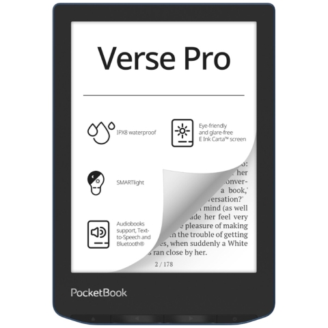 PocketBook eReader - Verse Pro - Azure