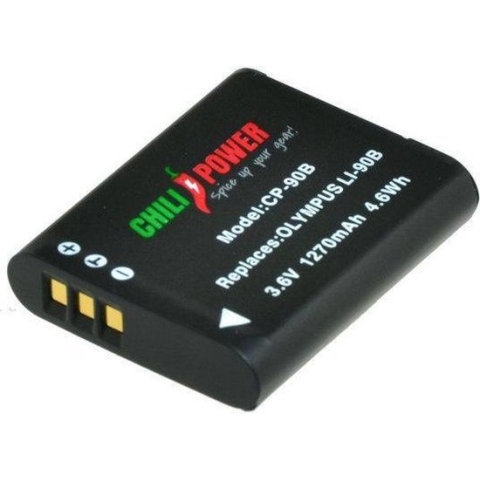 ChiliPower Li-90B / Li-92B accu voor Olympus - 1270mAh