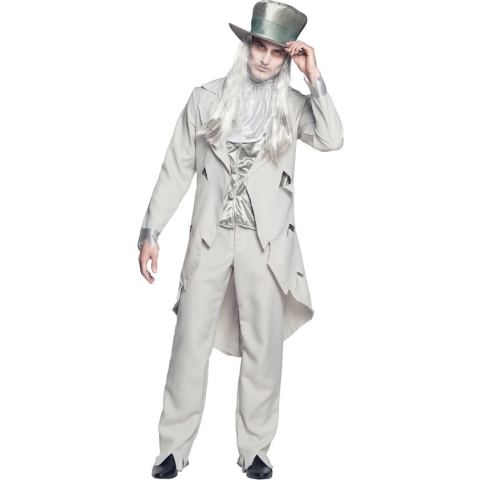 Boland - Kostuum Ghost groom (54/56) - Volwassenen - Spook - Halloween kostuum - Spook - Geest - Horror