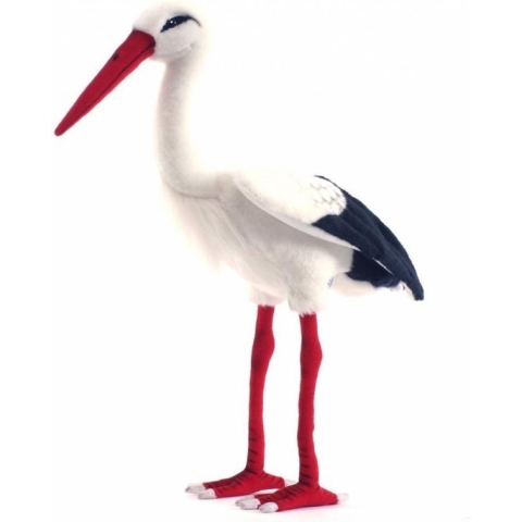 Hansa Pluche Ooievaar 45 cm