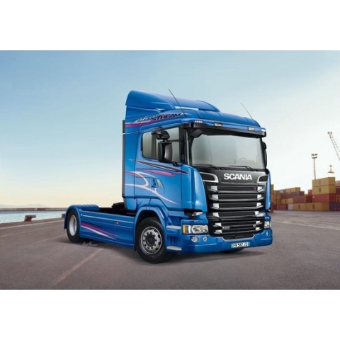 1:24 Italeri 3947 Scania R400 Streamline Flat Roof Plastic Modelbouwpakket