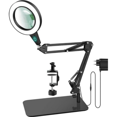 Loeplamp met led verlichting - Staande loeplamp met verlichting